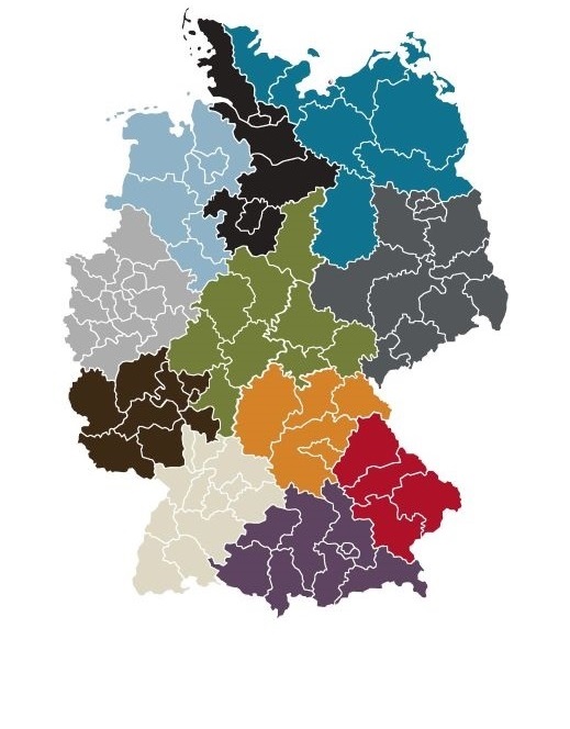 New sales Area Map Germany.